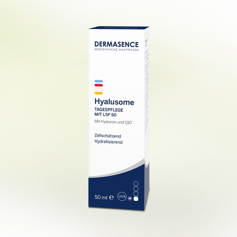 DERMASENCE Hyalusome Tagespflege mit LSF50, 50 ml