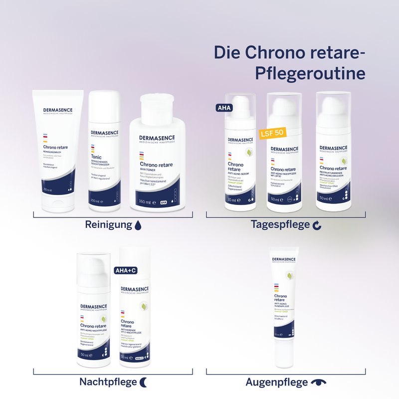 Chrono retare-Pflegeroutine