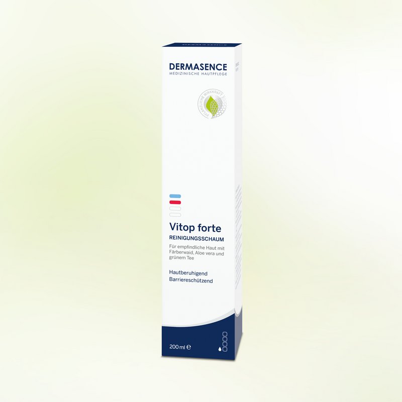 DERMASENCE Vitop forte Reinigungsschaum, 200 ml