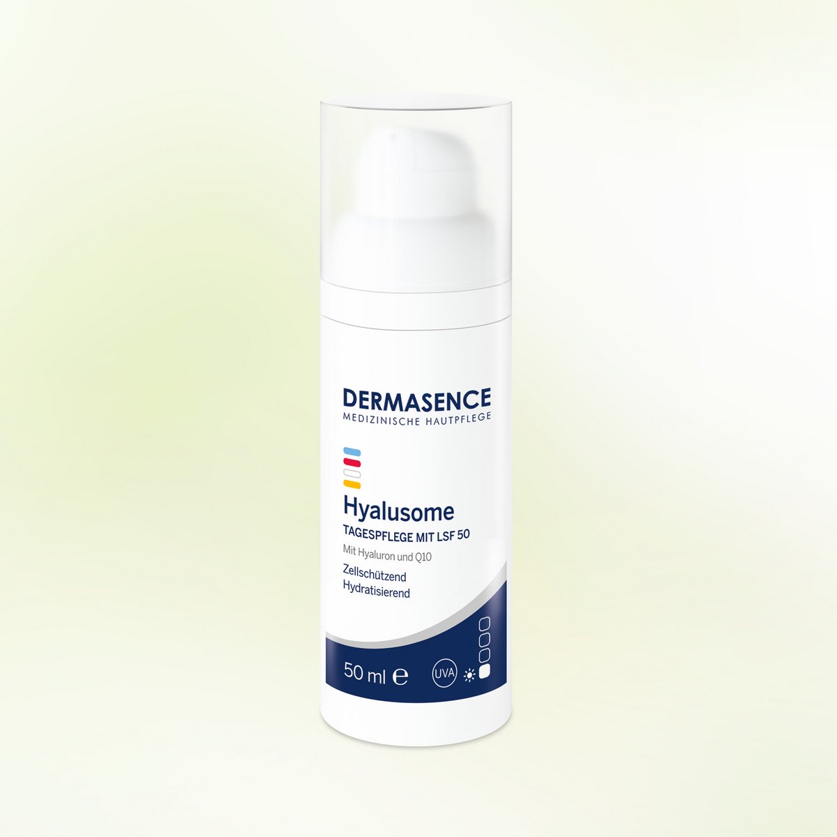 DERMASENCE Hyalusome Tagespflege mit LSF 50, 50 ml