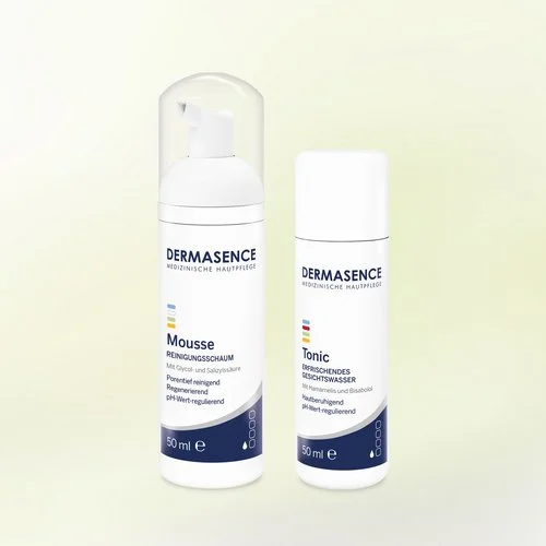 DERMASENCE Reiseset: Tonic + Mousse 