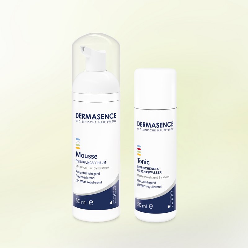 DERMASENCE Reiseset: Tonic + Mousse 