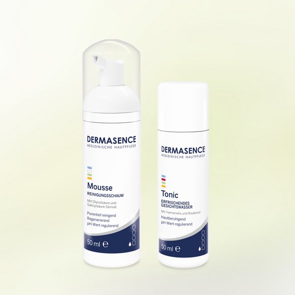 DERMASENCE Reiseset: Tonic + Mousse 