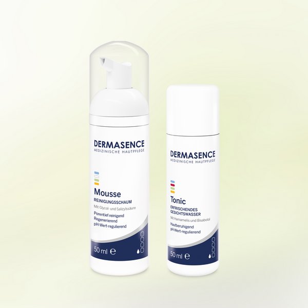 DERMASENCE Reiseset: Tonic + Mousse 