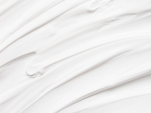 Texture of a white cream.