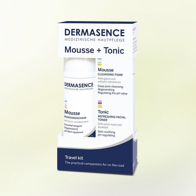 DERMASENCE Travel kit: Mousse + Tonic